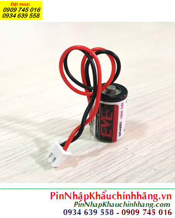EVE ER14250 (Zắc PH2.54-2P), Pin nuôi nguồn PLC EVE ER14250 lithium 3.6v 1/2AA 1200mAh 